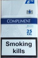 Сигареты опт мелкий крупный compliment 25 - 425$ -480 пачек