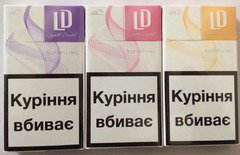 Продам оптом LD super slims (Amber, Violet, Pink) сигареты (380$)